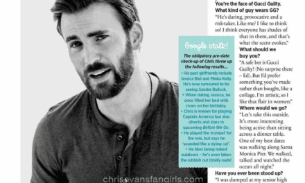 [Full Interview] Date Night with Chris Evans – Cosmopolitan UK